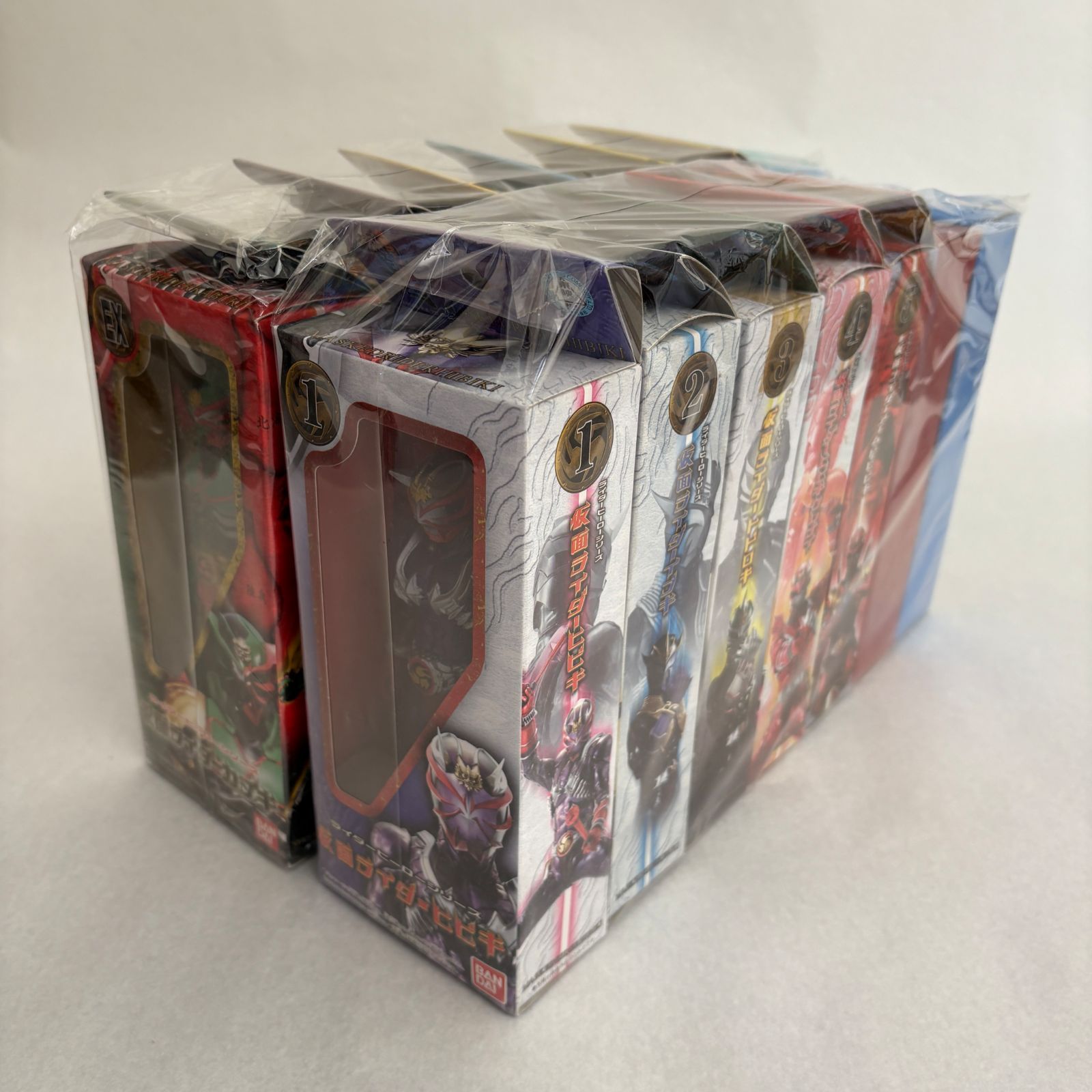 バンダイ ライダーヒーローシリーズ 響鬼 仮面ライダー響鬼 1～5＆EX6