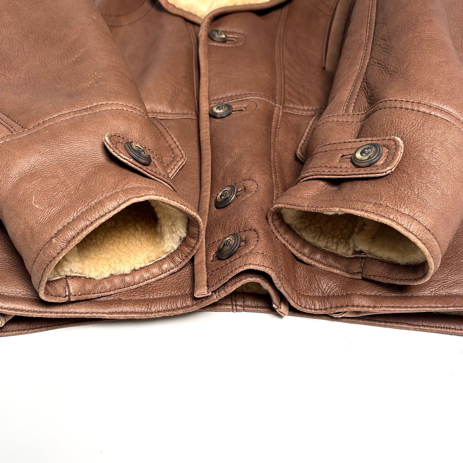 CINQUANTA 牛革スエードコート キャメル 46 リアルレザー CINQUANTA〉スタッフ行田も実物は初めての別注スエードトレンチコート