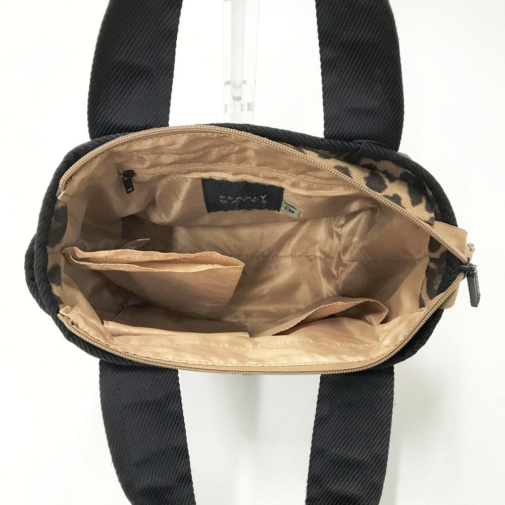 PEARLY GATES パーリーゲイツ カートバッグ レオパード柄 ブラウン系