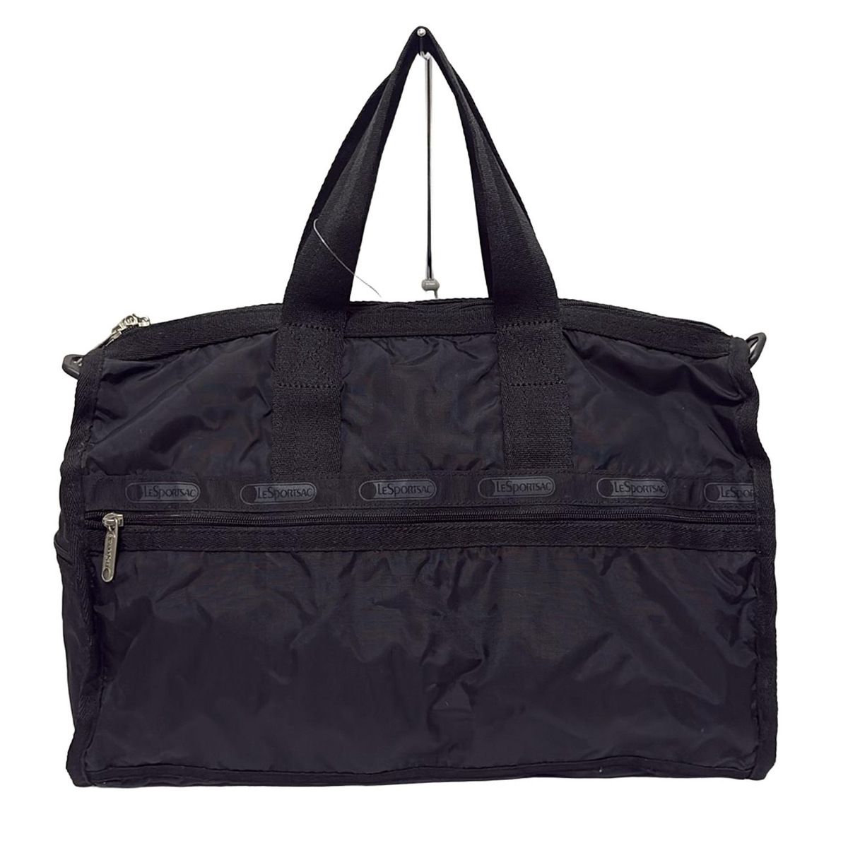 未使用 LeSportsac レスポ ロゴ レタード ボストンバッグ 斜め掛 黒 LESPORTSAC(レスポートサック) ボストンバッグ美品 - 黒 本体ロック