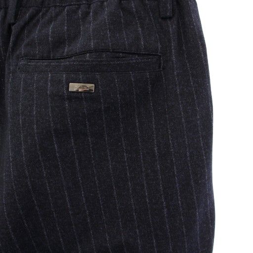ヘルノ HERNO 24AW テーパードパンツ スラックス タック ジップフライ