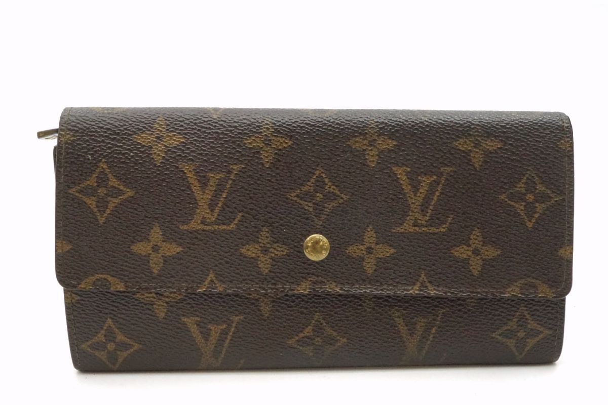 ルイ ヴィトン ポルトモネ クレディ 旧型 二つ折り 長財布 サイフ