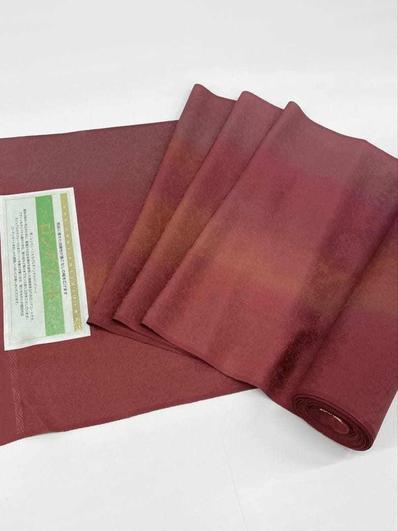 ロングコート地 手染 紋意匠 縦ぼかし 正絹 反物 T9206 - メルカリ