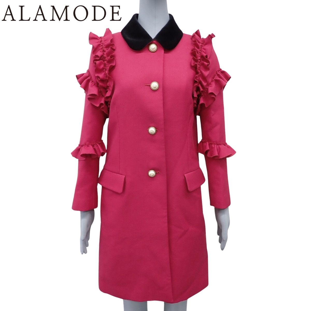 GUCCI(グッチ) GG パールボタン フリルコート コート 2016年 アパレル