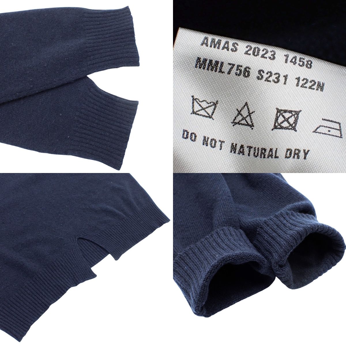 Miu Miu(ミュウミュウ) スリット ロゴニット ニット/セーター アパレル