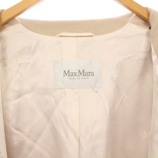 マックスマーラ MAX MARA 白タグ チェスターコート ガウンコート