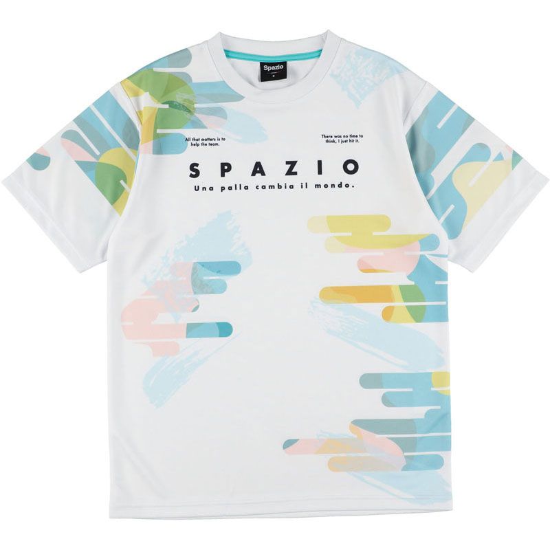 【セール，定番人気】 Spazio スパッツィオ クラウドブラシプラシャツ フットサル プラクティスシャツ ge1110-47、レモンイエロー その他