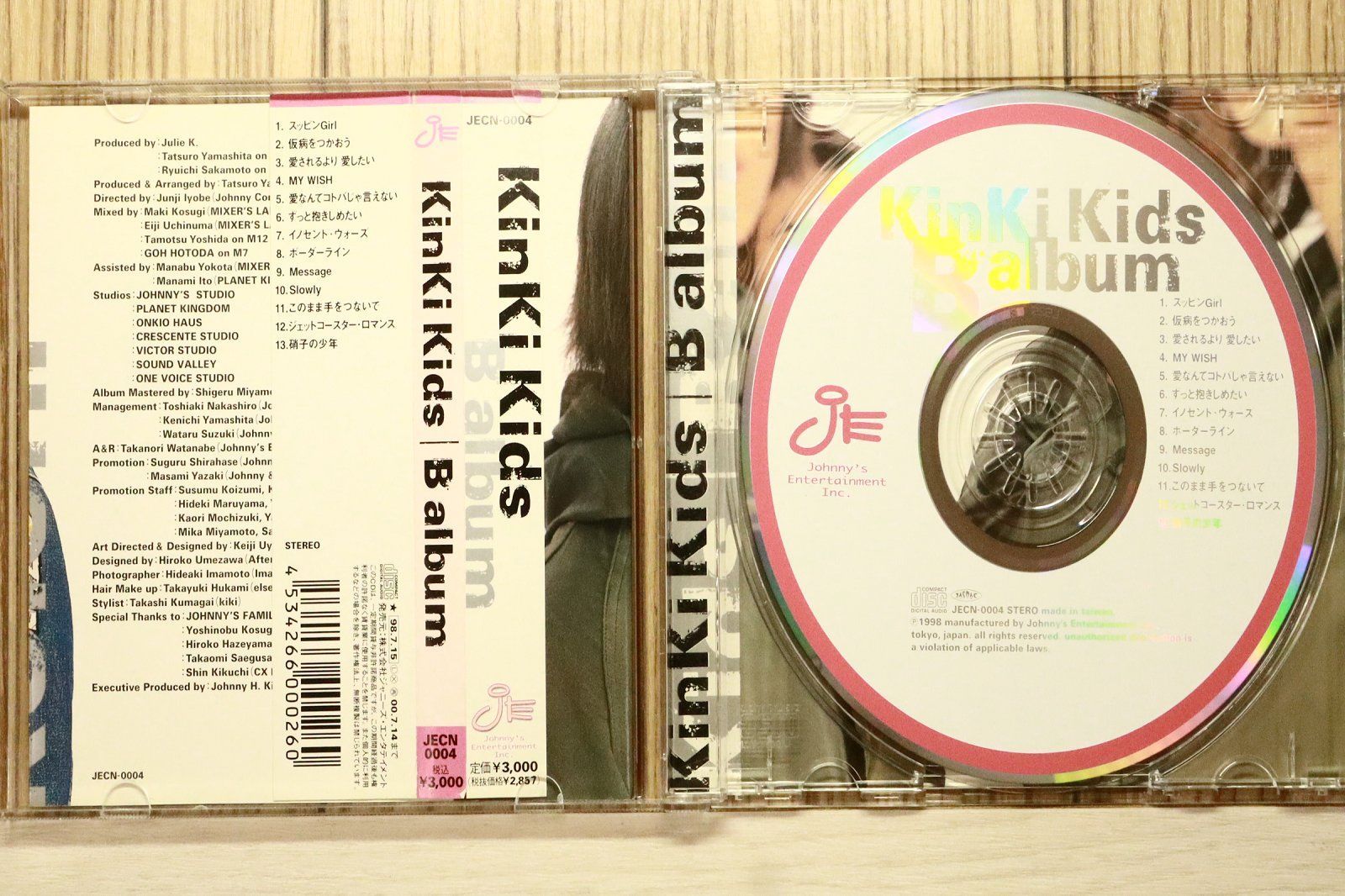 国内盤CD☆キンキキッズ/KinKi Kids□ B album 【JECN0004