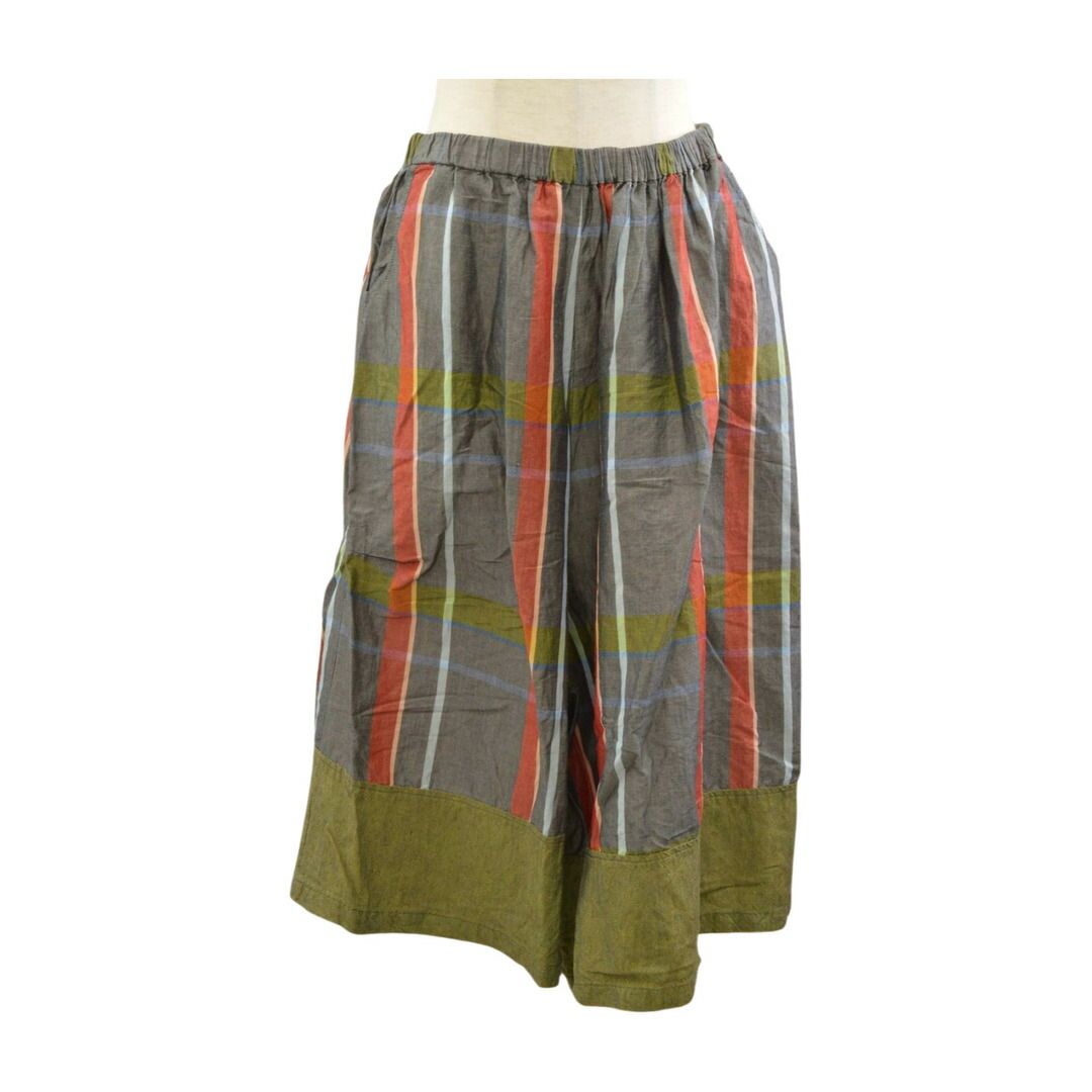 センソユニコ イマ Sensounico i+mu ワイドパンツ チェック