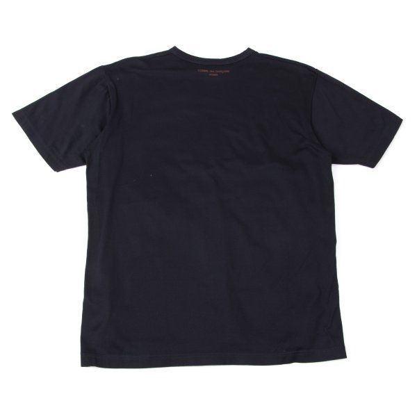 コムデギャルソン オムCOMME des GARCONS HOMME 製品染めコットンTシャツ 紺M
