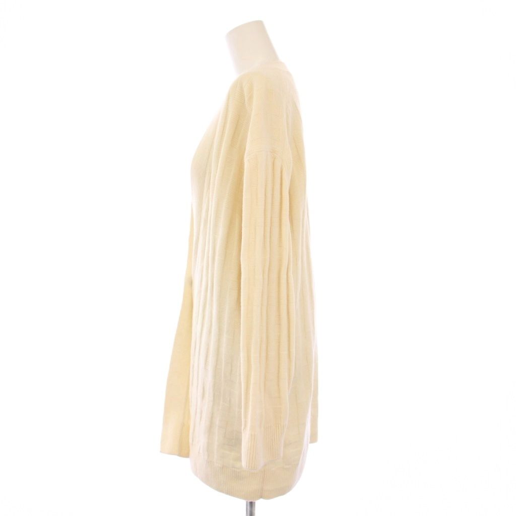 エルメス HERMES 22AW Hアッシュ ニットカーディガン 長袖 34