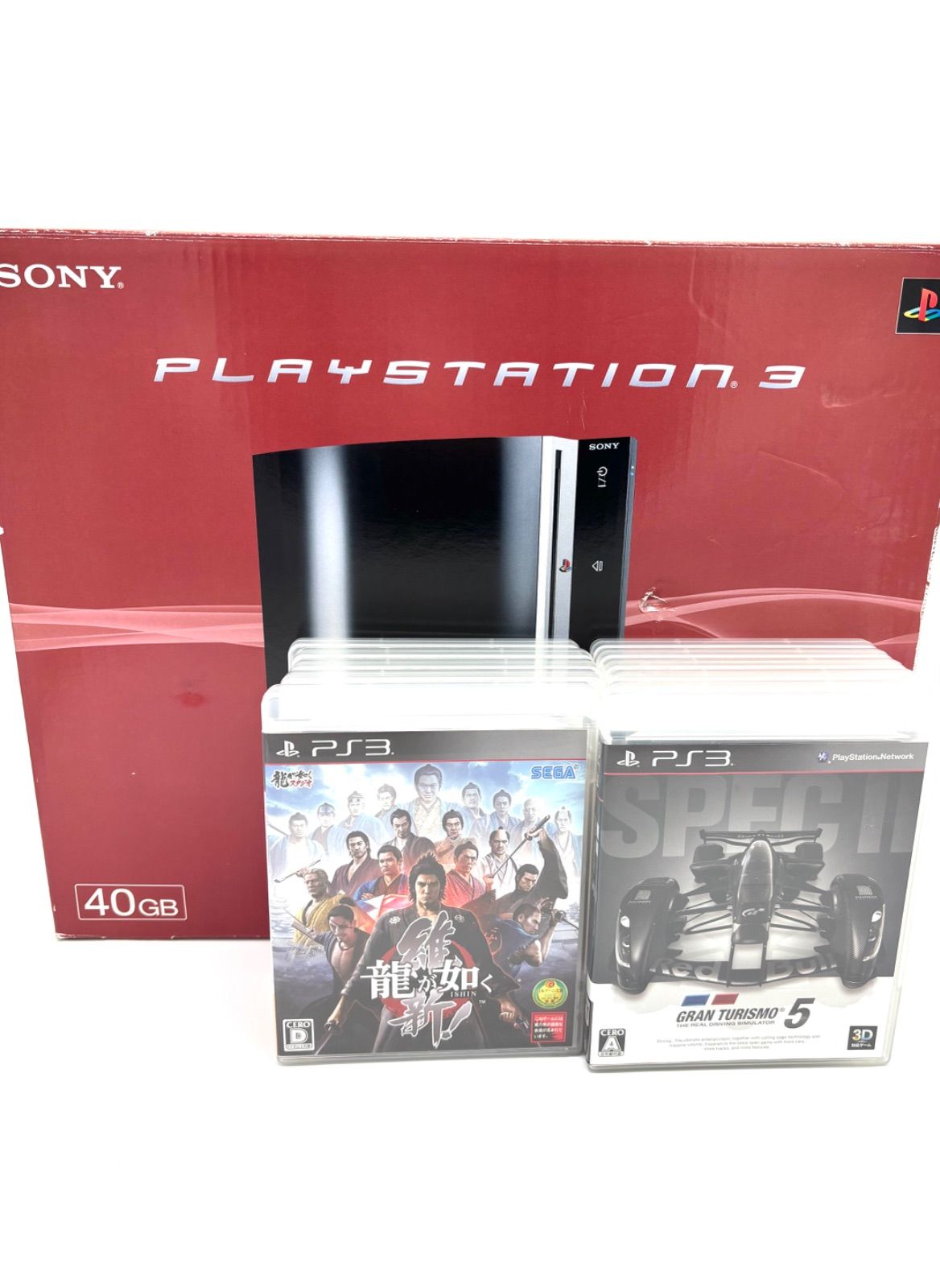 PS3 本体 40GB 電源OK 映像未確認 ソフト多数 コントローラー付 - メルカリ