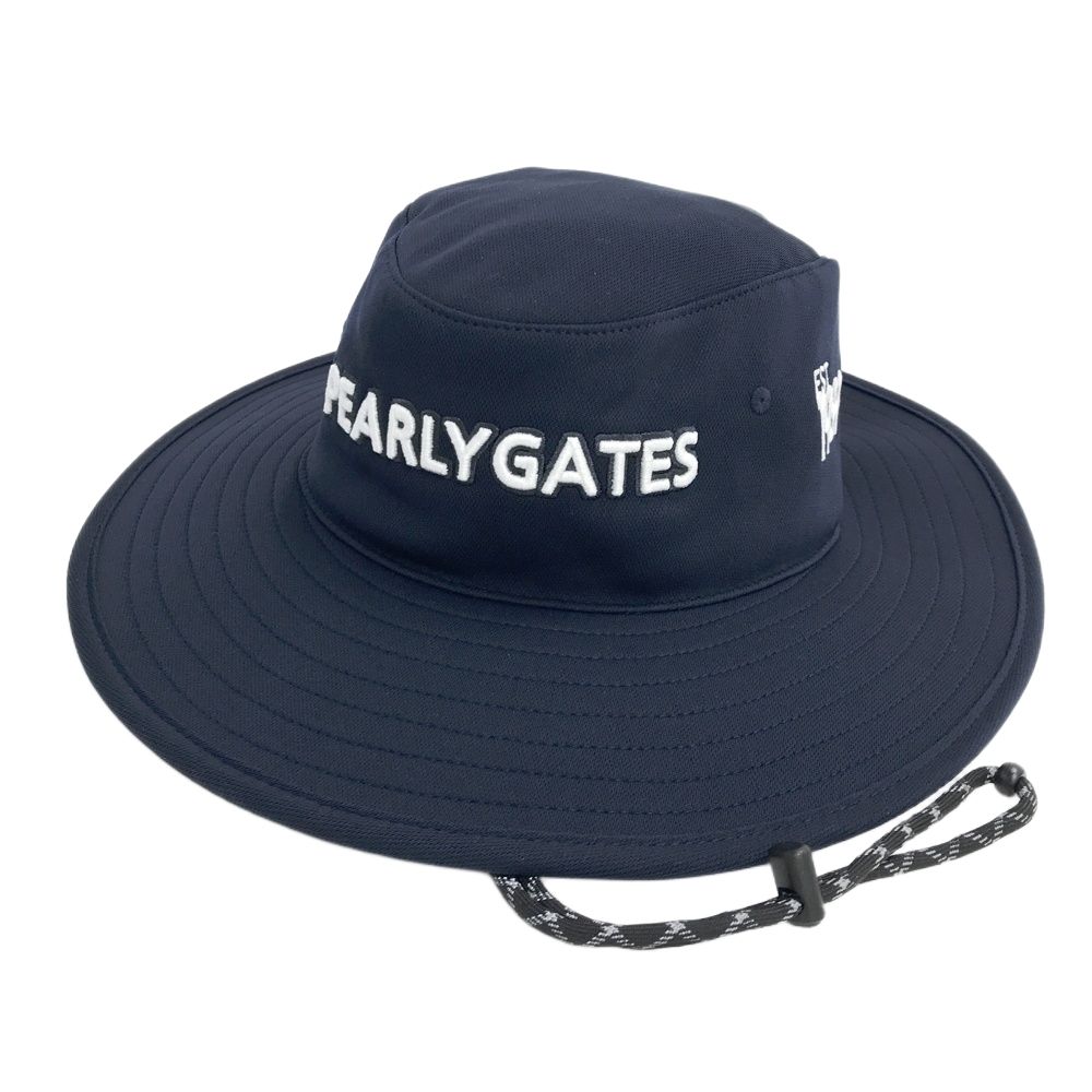 PEARLY GATES パーリーゲイツ 2024年モデル つば広ハット ネイビー系