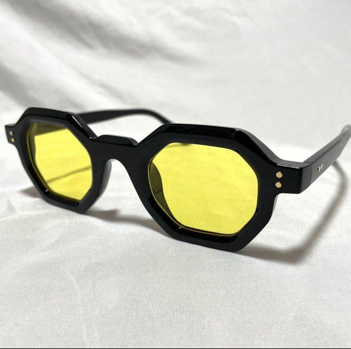 新品 定価70400円 クレージュ テクノ サングラス 黒 ブラック イエロー RECOIL Black Matte x Light Yellow Night High Contrast Lens(日本製