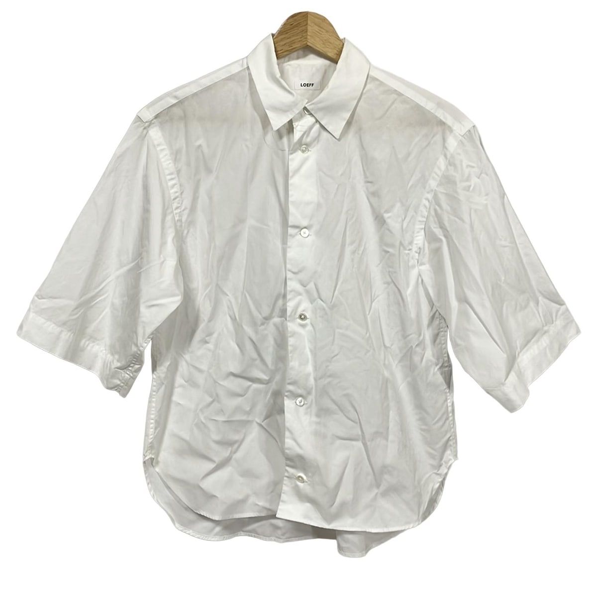LOEFF(ロエフ) 半袖シャツブラウス レディース美品 - 白 【公式通販】