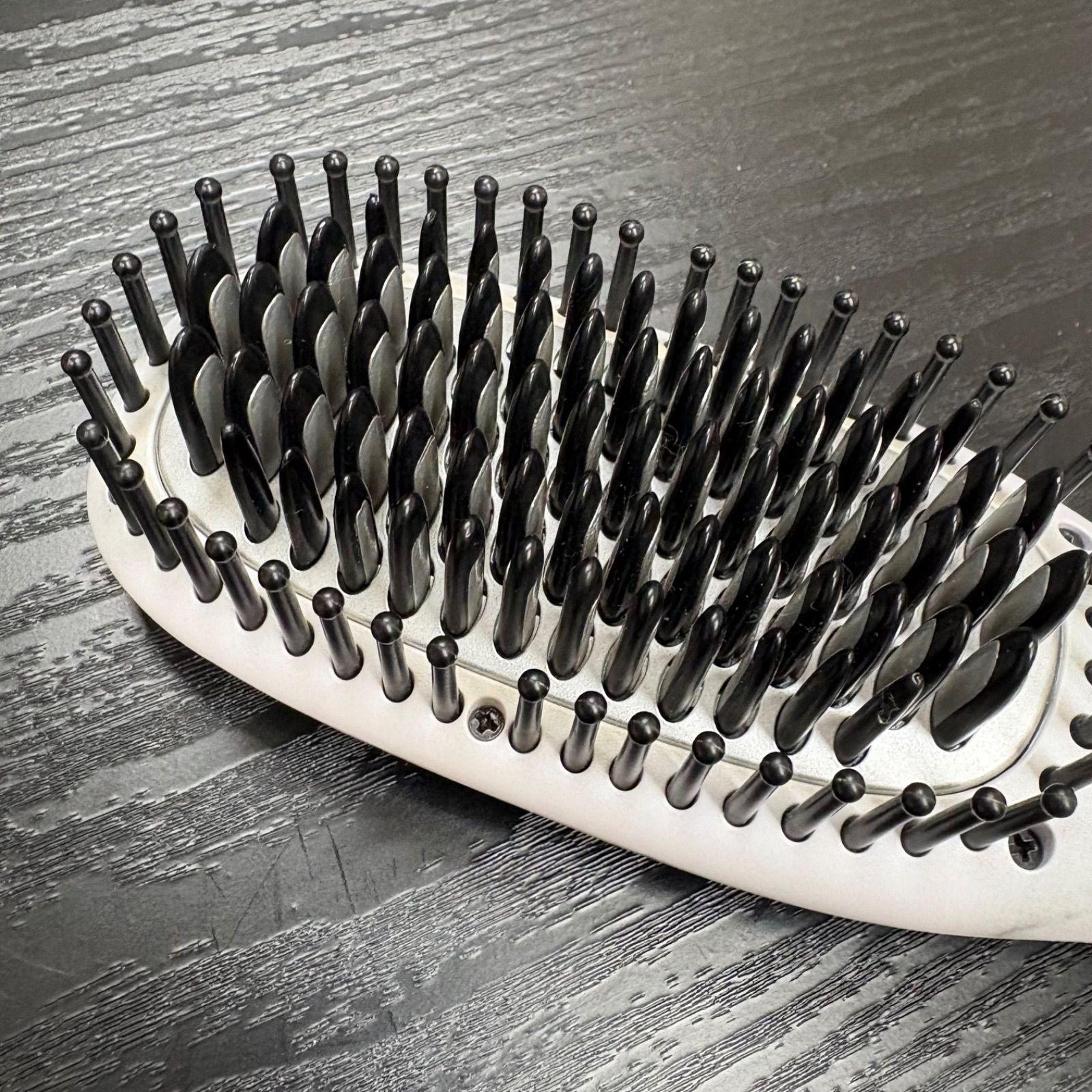 K3984☆美品 Lupilina ルピリーナ ストレートブラシ 大理石柄 ヘア