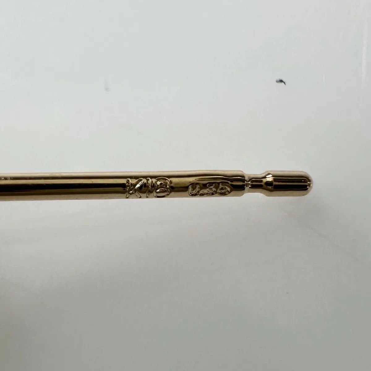 K18 天然ダイヤモンド フクリン ピアス 計0.7ct ホワイト系 鑑別カード