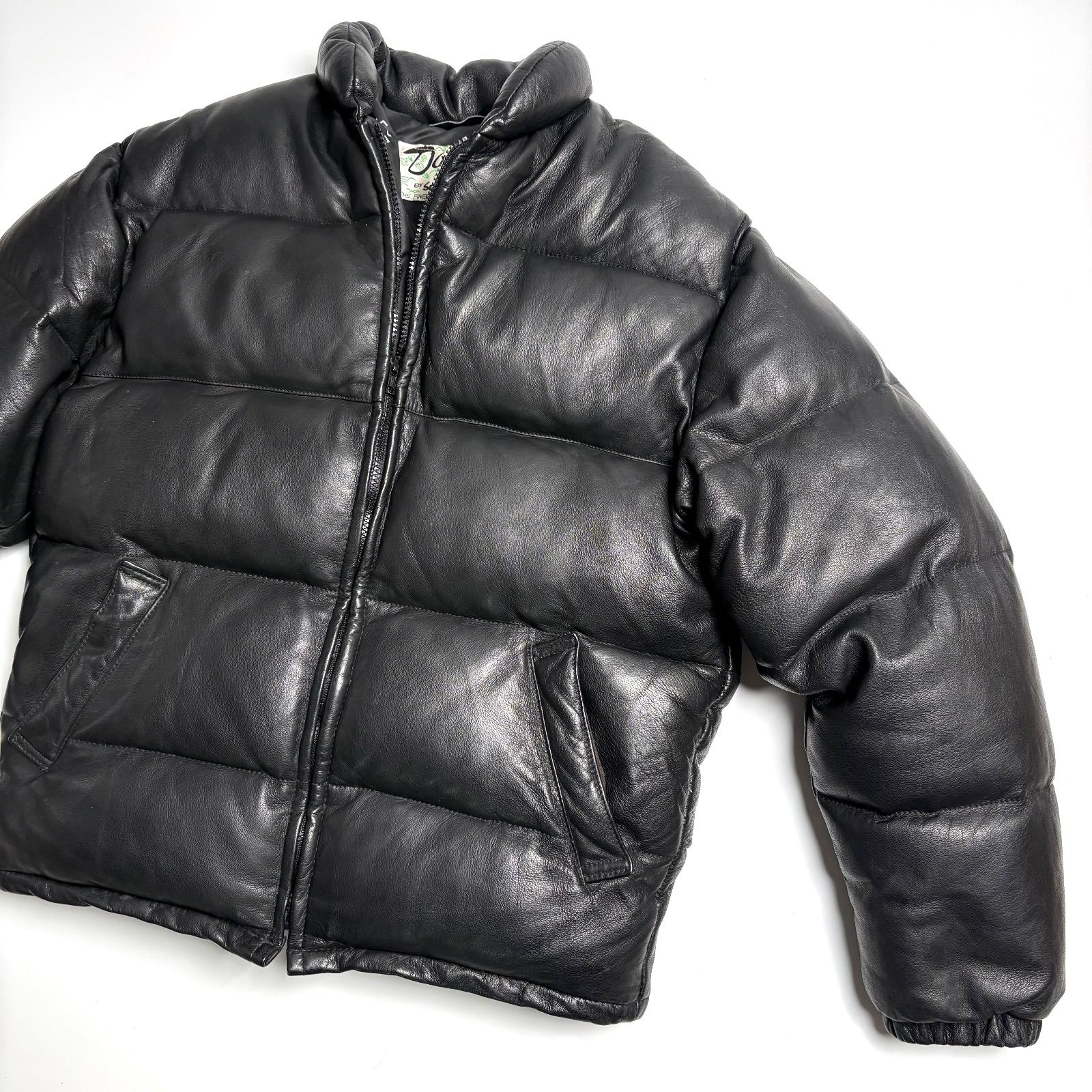 米国製】Schott レザー ダウンジャケット 黒 38 LENZIP - メルカリ