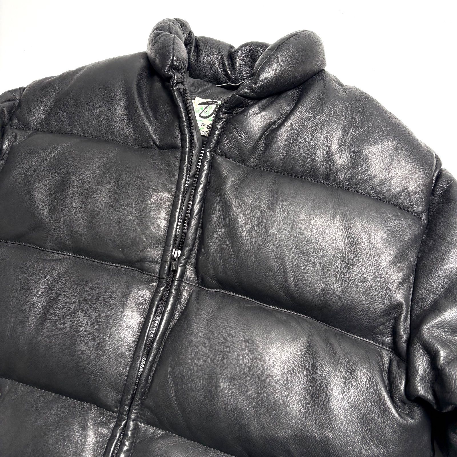 米国製】Schott レザー ダウンジャケット 黒 38 LENZIP - メルカリ