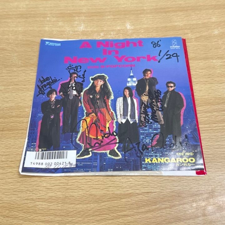 KANGAROO カンガルー A NIGHT IN NEW YORK 見本盤LP ○01)【1点限り!】【サイン入り・見本盤】Kangaroo/Night In New York