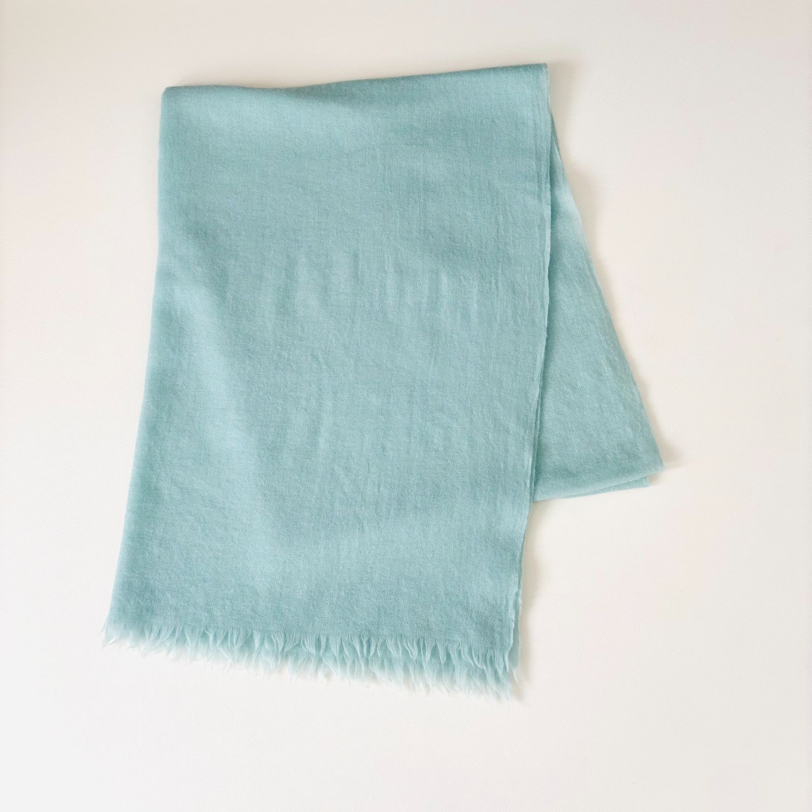 ASAUCE MÉLER ミントグリーン ストール 中古・古着通販】ASAUCE MELER (アソースメレ) 大判マフラー ミント