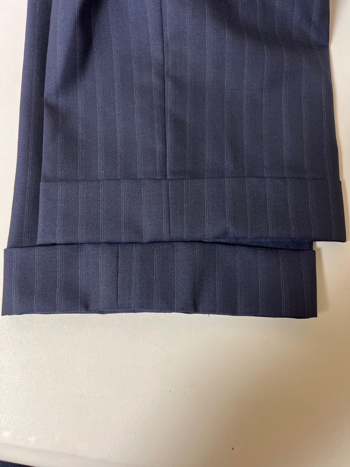 H2-55】◇ THE SUIT COMPANY 170cm-6Dropサイズ パンツスーツ 紺色