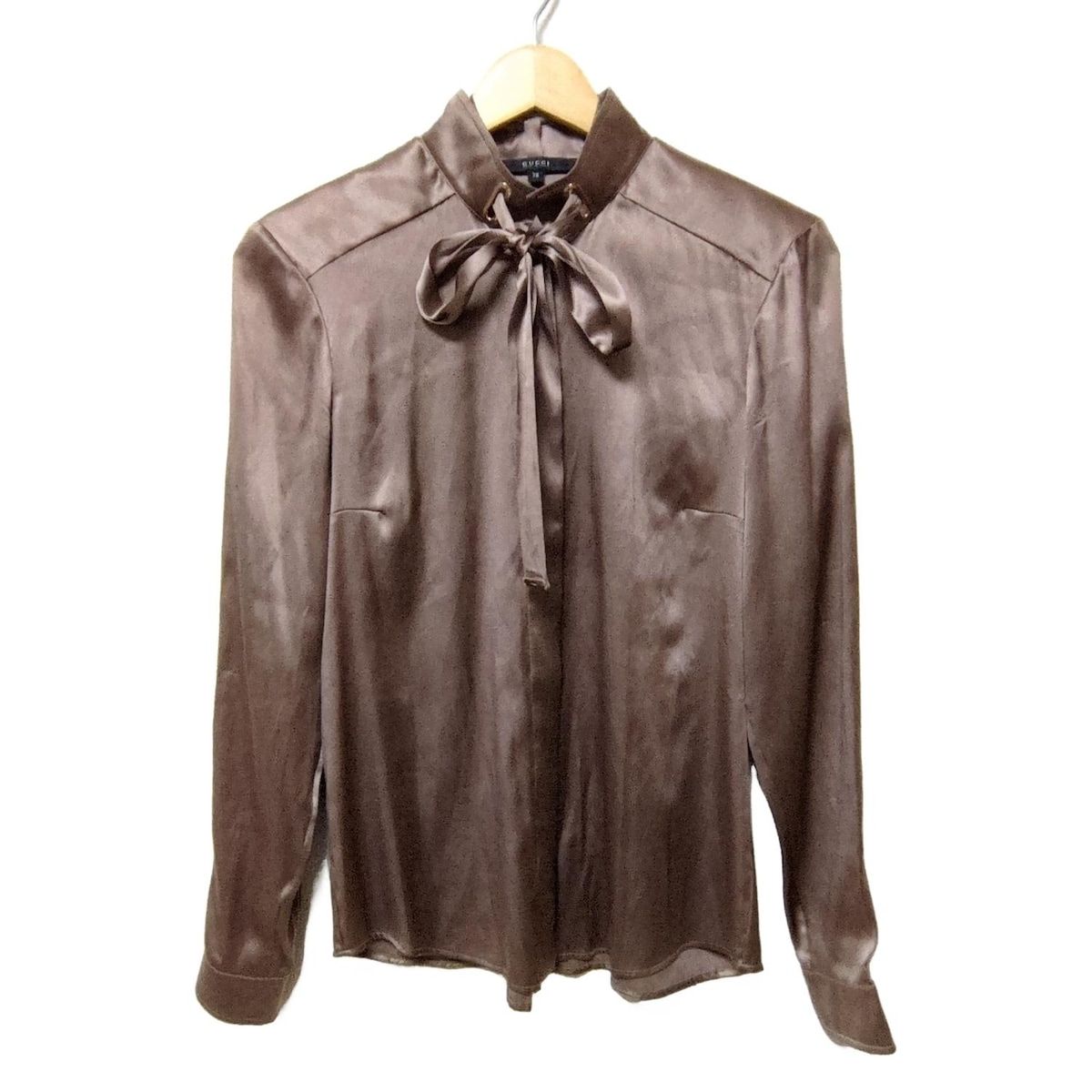 GUCCI(グッチ) 長袖シャツブラウス サイズ38 S レディース美品