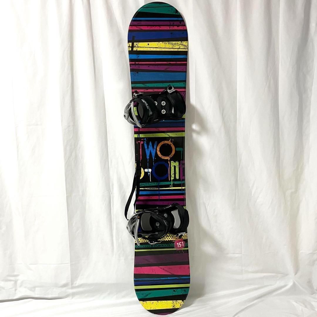 トゥービーワン スノーボード セット 板 TOW B ONE PAINT スノボ 151cm