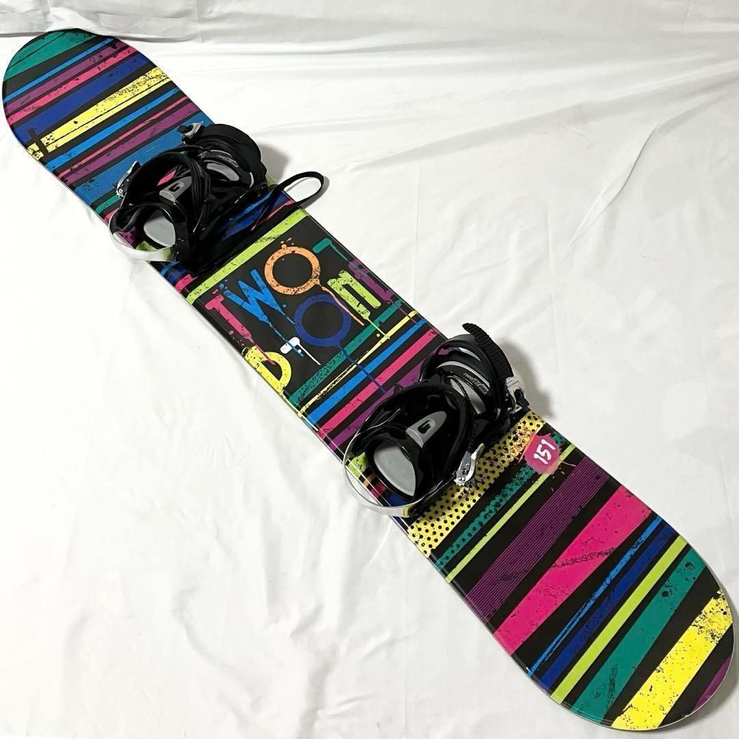 トゥービーワン スノーボード セット 板 TOW B ONE PAINT スノボ 151cm
