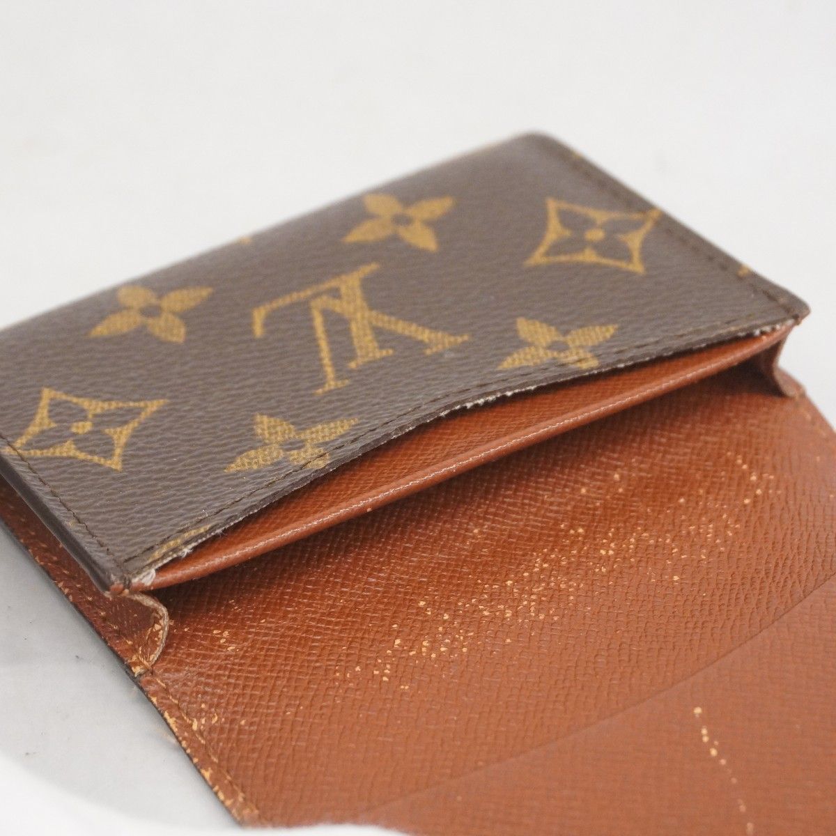 ルイ・ヴィトン 名刺入れ ブラウン ルイ・ヴィトン(Louis Vuitton) ルイ・ヴィトン 名刺入れ モノグラム