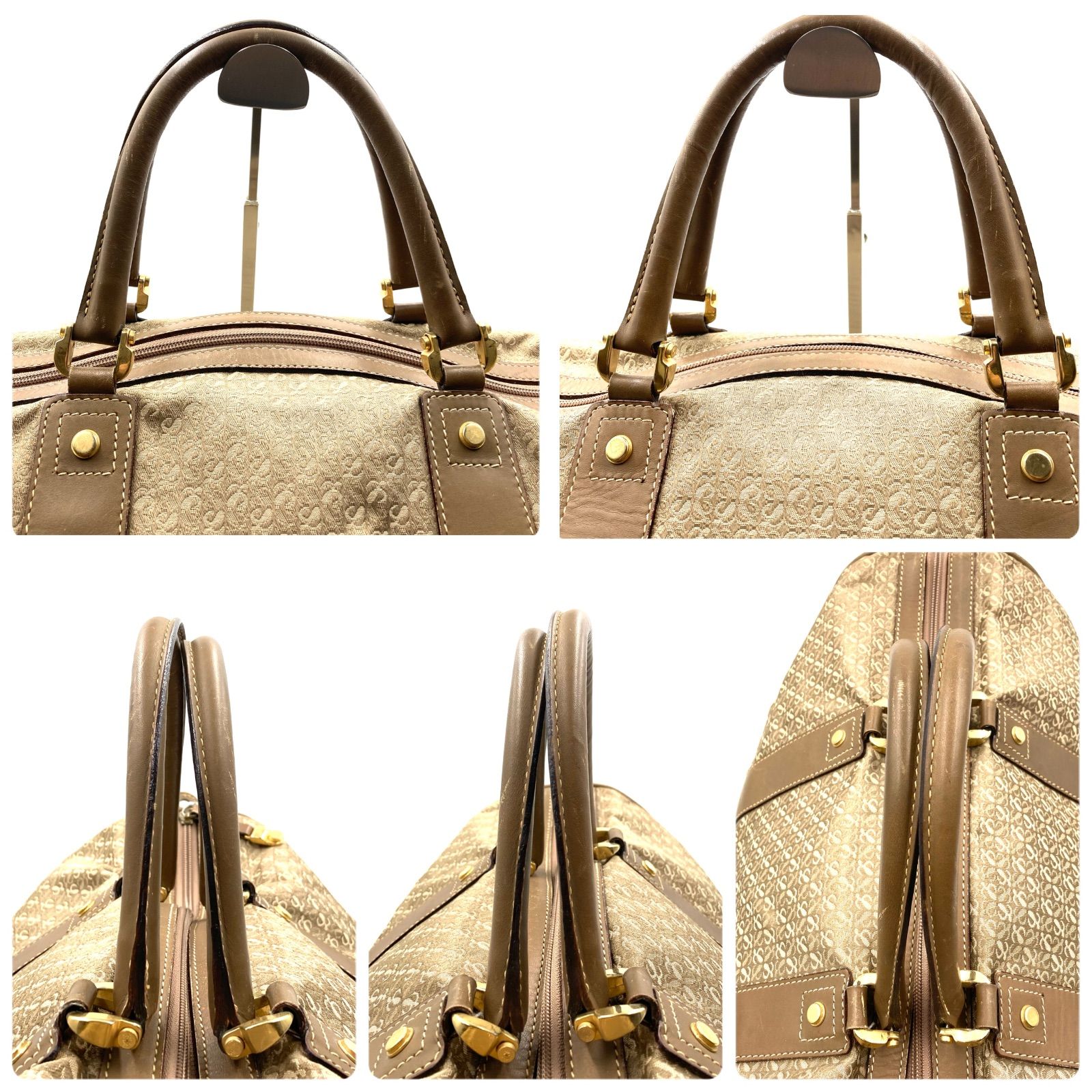 □美品□稀少□LOEWE 【LOEWEロエベ】アナグラム☆ボストンバッグ