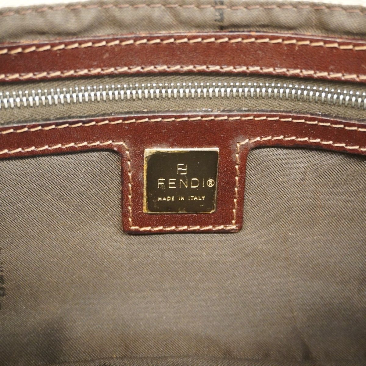5pd5287】フェンディ ハンドバッグ ズッカ マンマバケット キャンバス