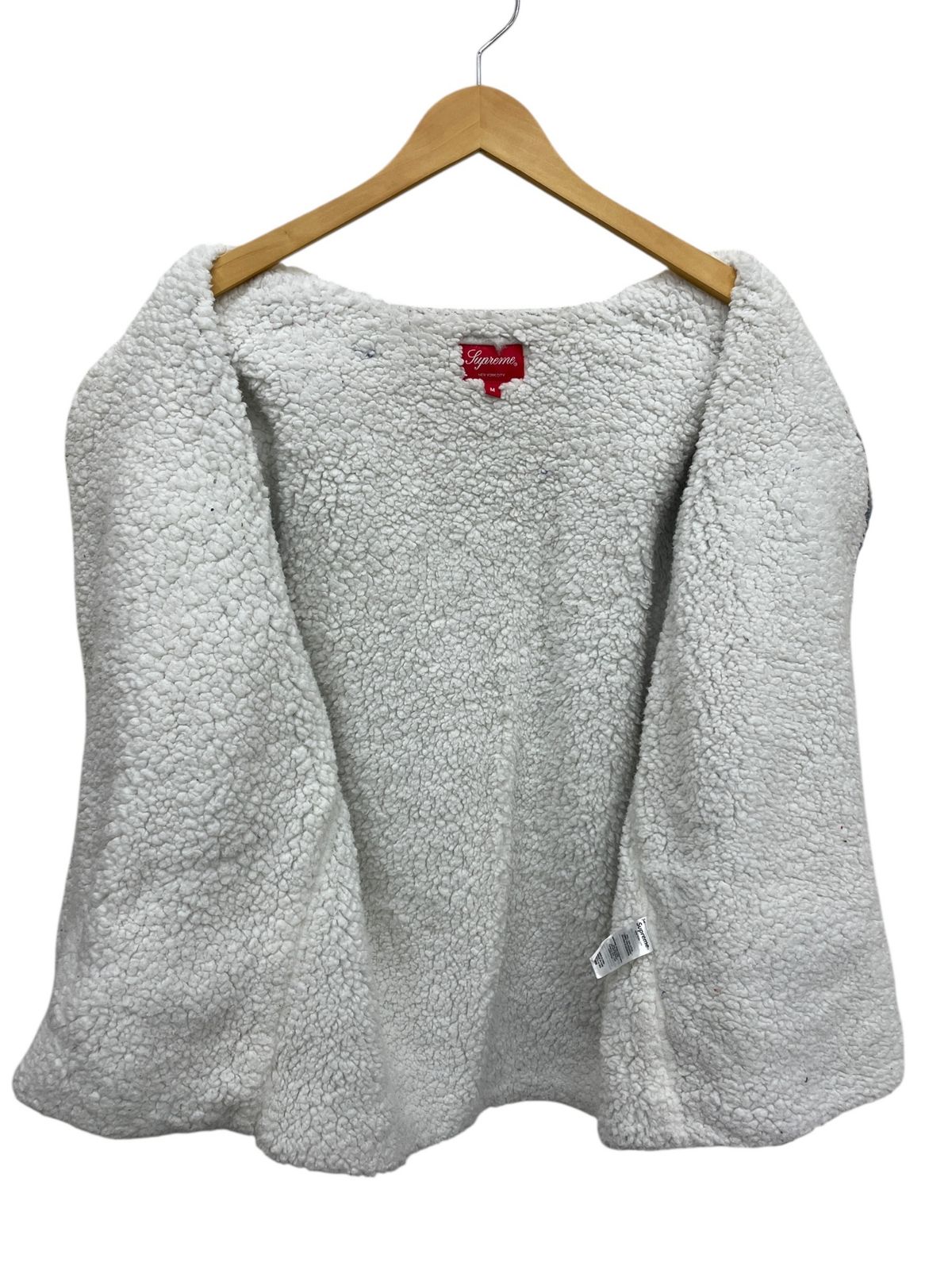 Supreme (シュプリーム) Shearling Lined Flannel Shirt 裏ボア