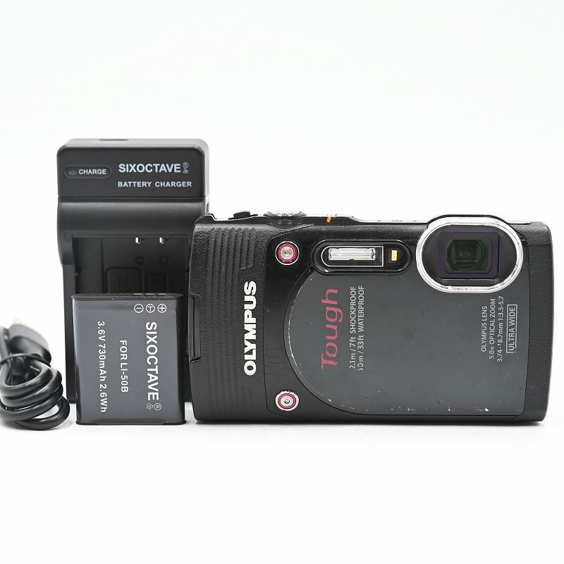 OLYMPUS デジタルカメラ STYLUS TG-850 Tough ブラック OLYMPUS