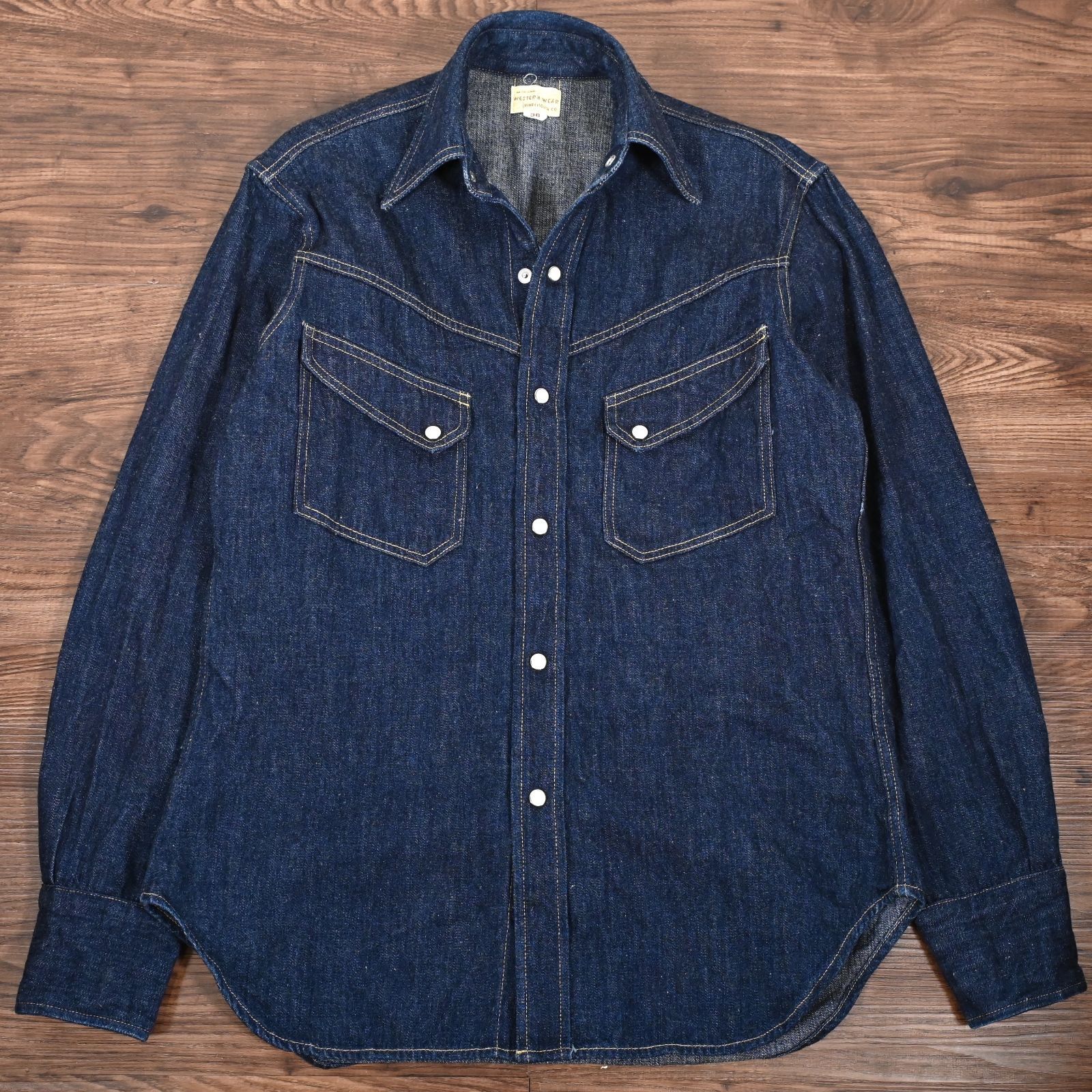 ウエアハウス WAREHOUSE デニムシャツ ウエスタン セルビッチ 38