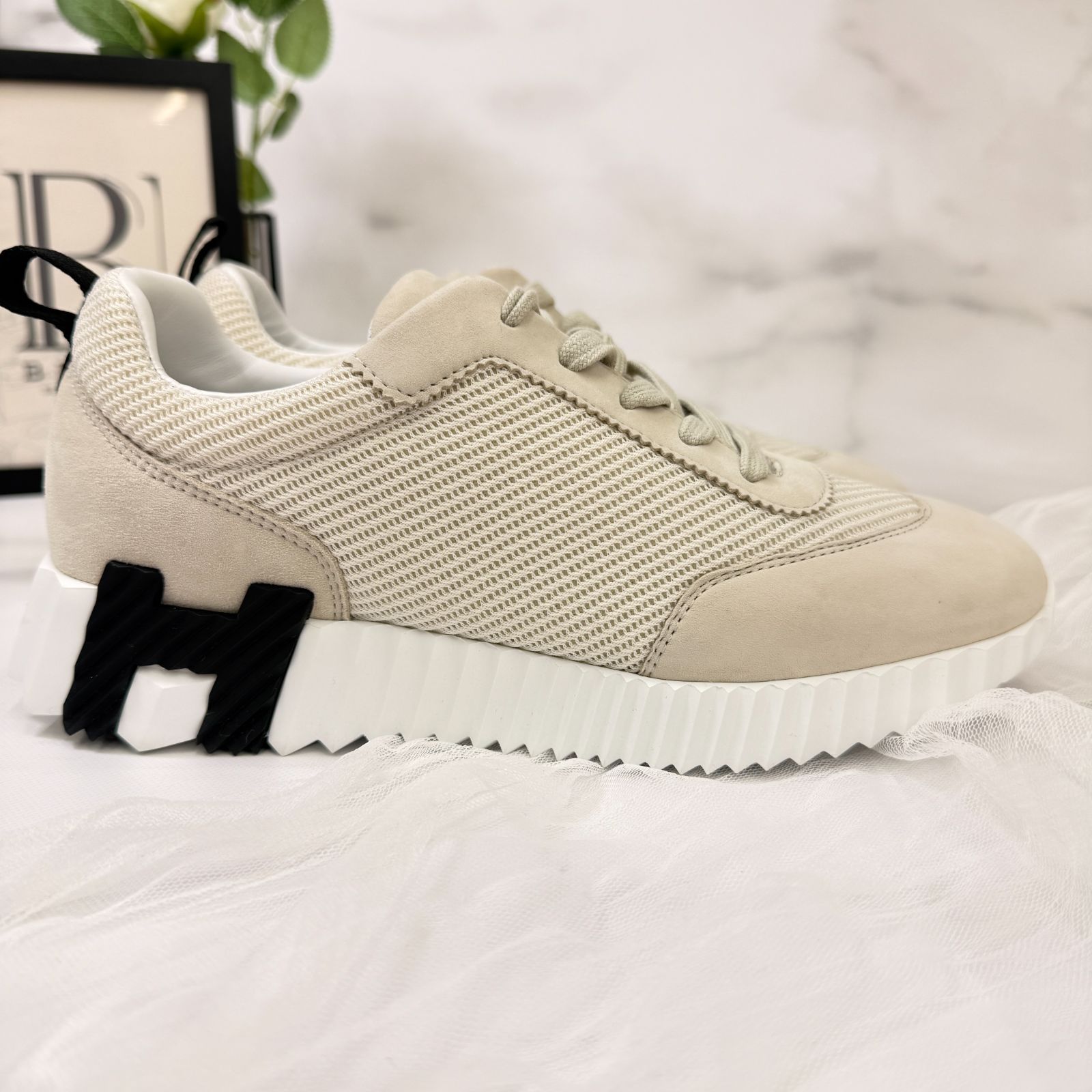 鑑定済み 【 新品未使用 】エルメス 《 バウンシング 》 38.5 ( 25cm