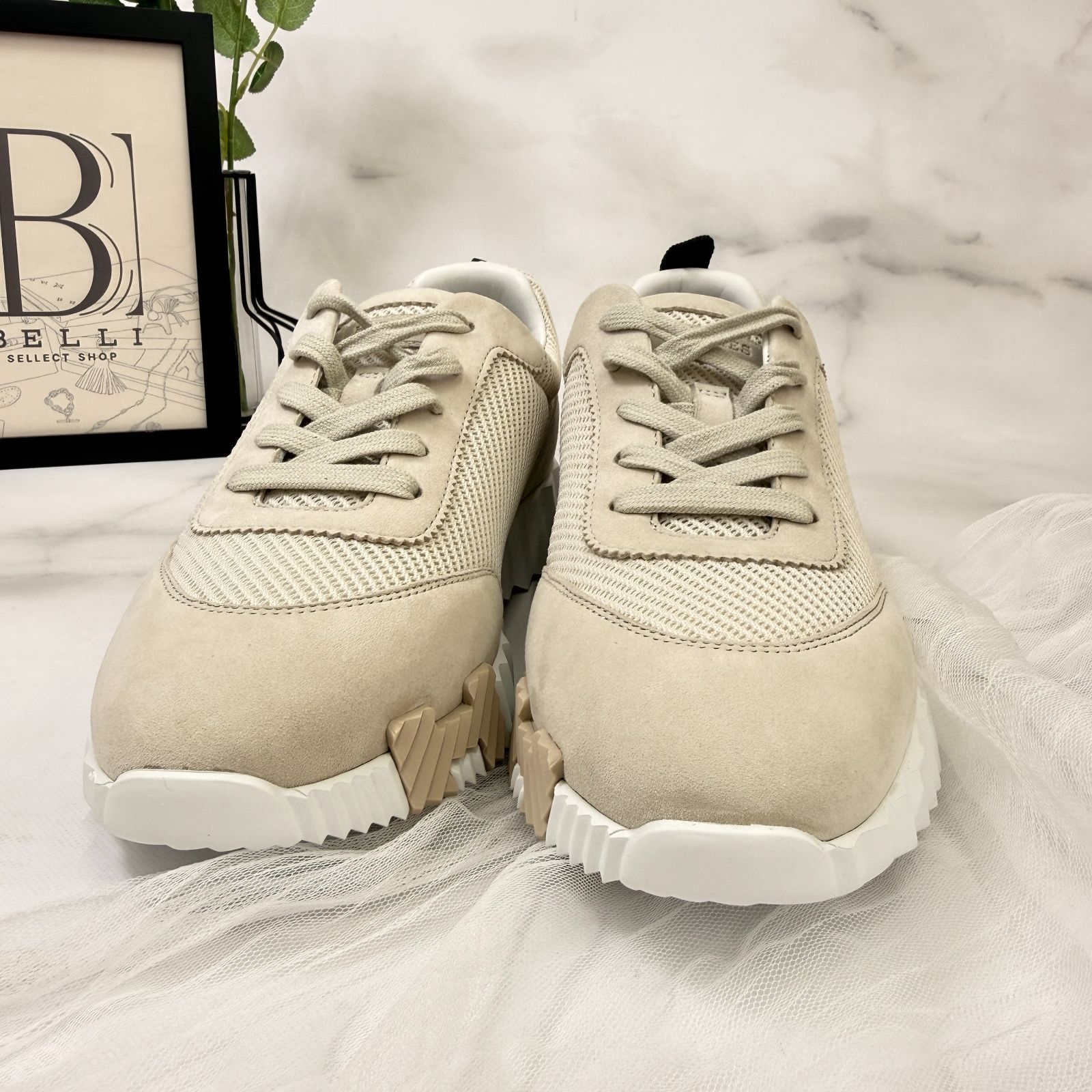 鑑定済み 【 新品未使用 】エルメス 《 バウンシング 》 38.5 ( 25cm