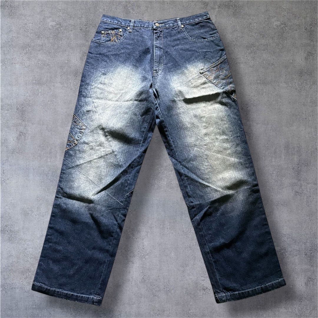 ENYCE エニーチェ Y2K 00S バギーデニム HIPHOP 極太 スケーター B系