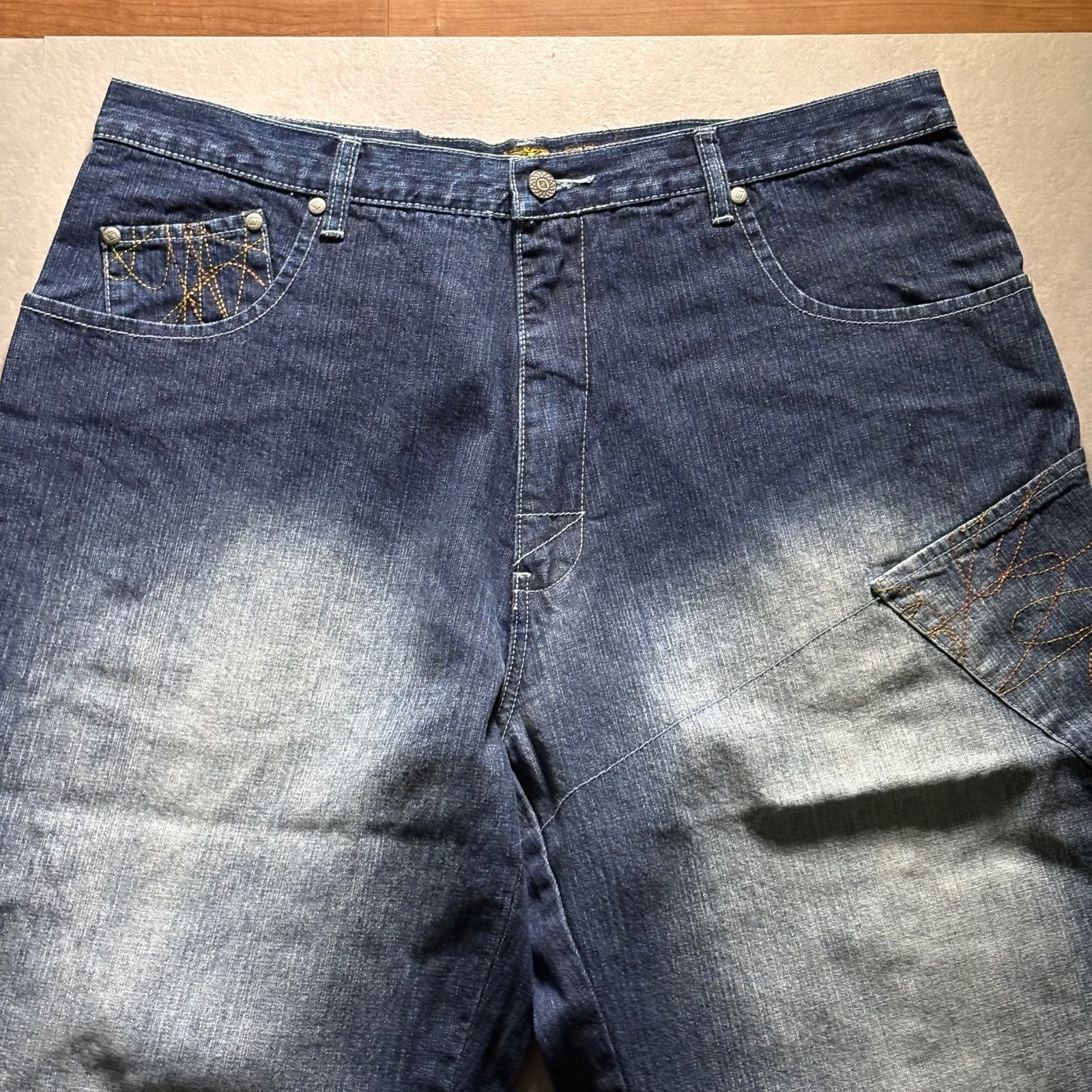 ENYCE エニーチェ Y2K 00S バギーデニム HIPHOP 極太 スケーター B系