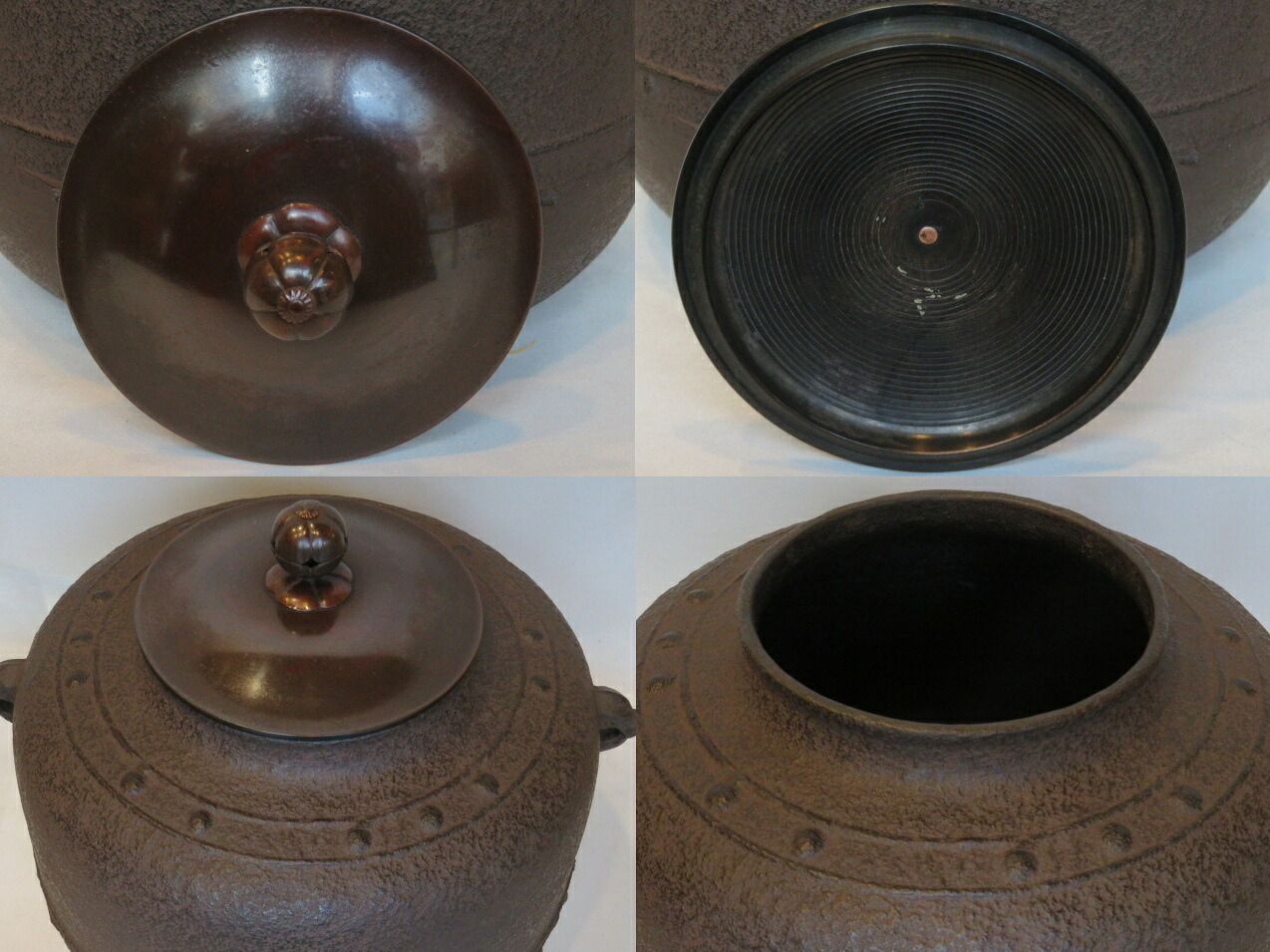 十二月◇特売品）大阪釜師 三代大国藤兵衛作 万代屋釜〈税込・送料込 
