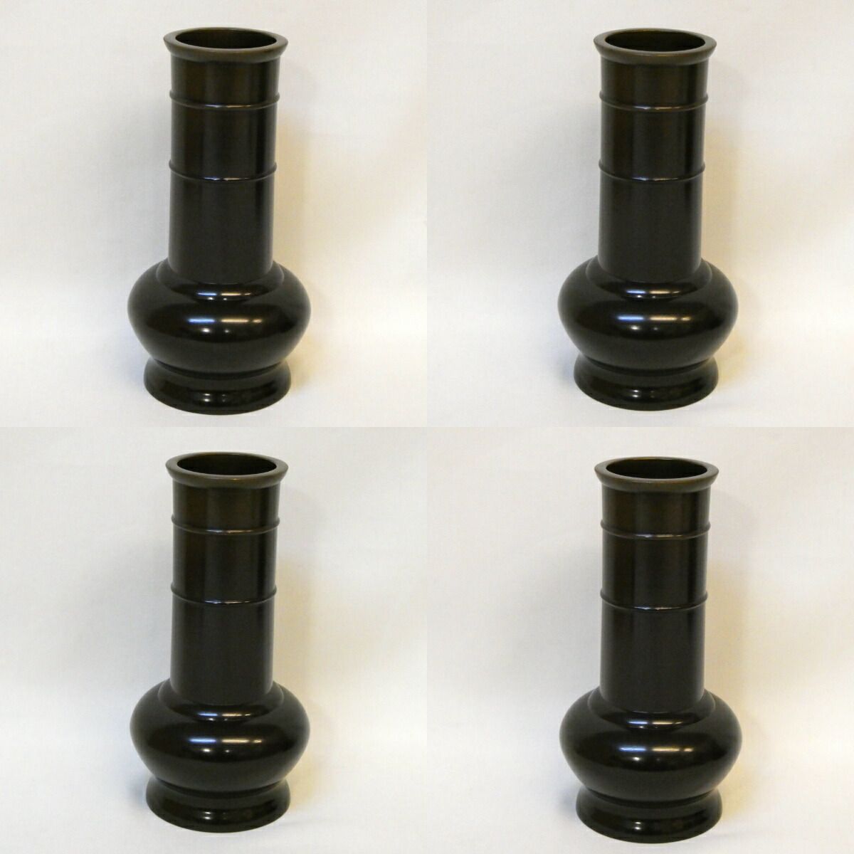 年末特売品】高岡鋳師 金谷浄雲作 利休好 唐銅皆具 一揃 鬼面鐶付 利休