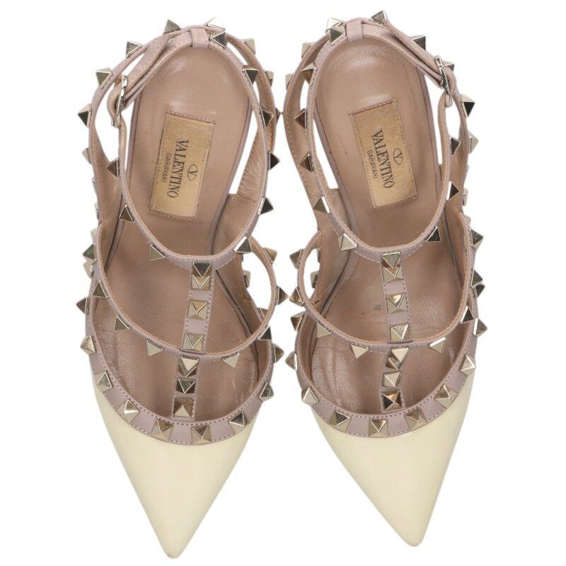 ヴァレンティノガラヴァーニ サイズ:35  ZW2S0393 ロックスタッズヒールサンダル 中古 BS99 ヴァレンティノガラヴァーニ ZW2S0393 ロックスタッズヒールサンダル