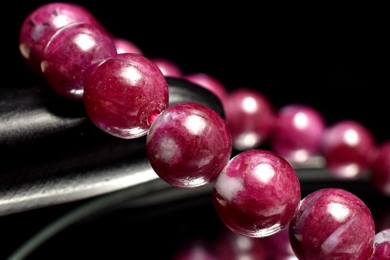 1点物】高品質◇勝利の石 ルビー 7mm ブレスレット パワーストーン