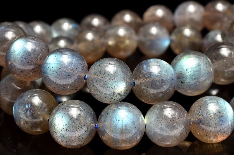 幻想◇レインボーシラー ラブラドライト 9.5mm ブレスレット 1個売り