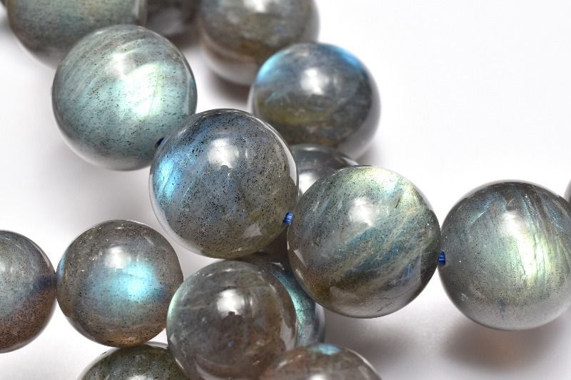 幻想◇レインボーシラー ラブラドライト 13mm ブレスレット 1個売り