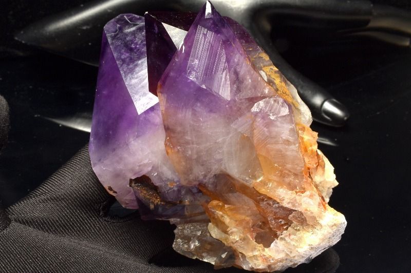 1点物】魔除けのお守り アメジスト 64x59x105mm クラスター 原石