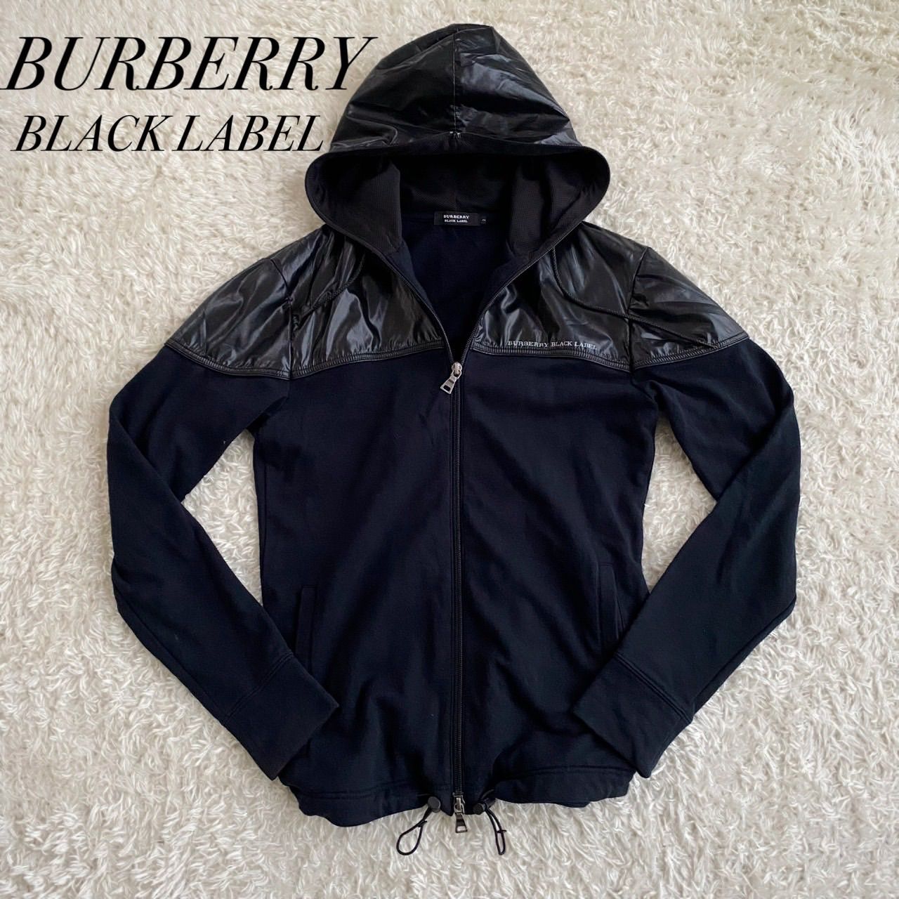 BURBERRY BLACK LABEL ネイビーパーカー 2号 BURBERRY BLACK LABEL ネイビーパーカー 2号 中古・古着通販】BURBERRY