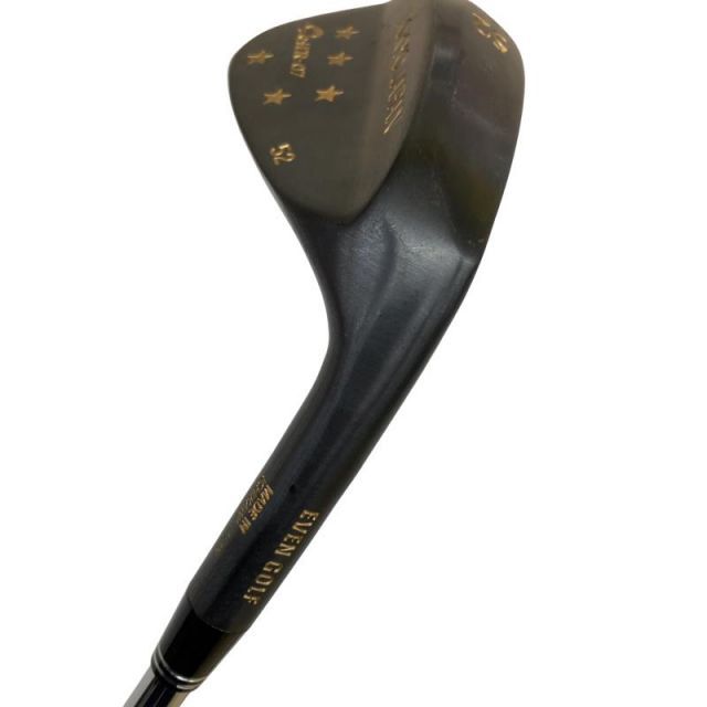 中古】 EVEN GOLF EVEN GOLF HR-07(星) 黒染め 52°(黄) ウェッジ WG