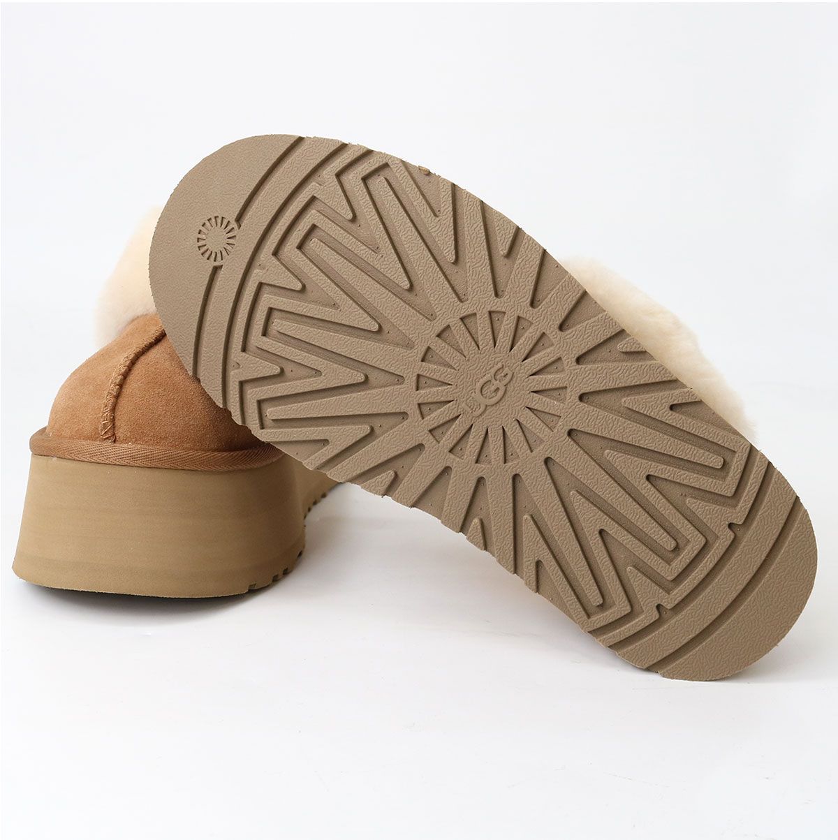 □UGG アグ FUNKETTE ファンケット 1113474 プラットフォームサンダル