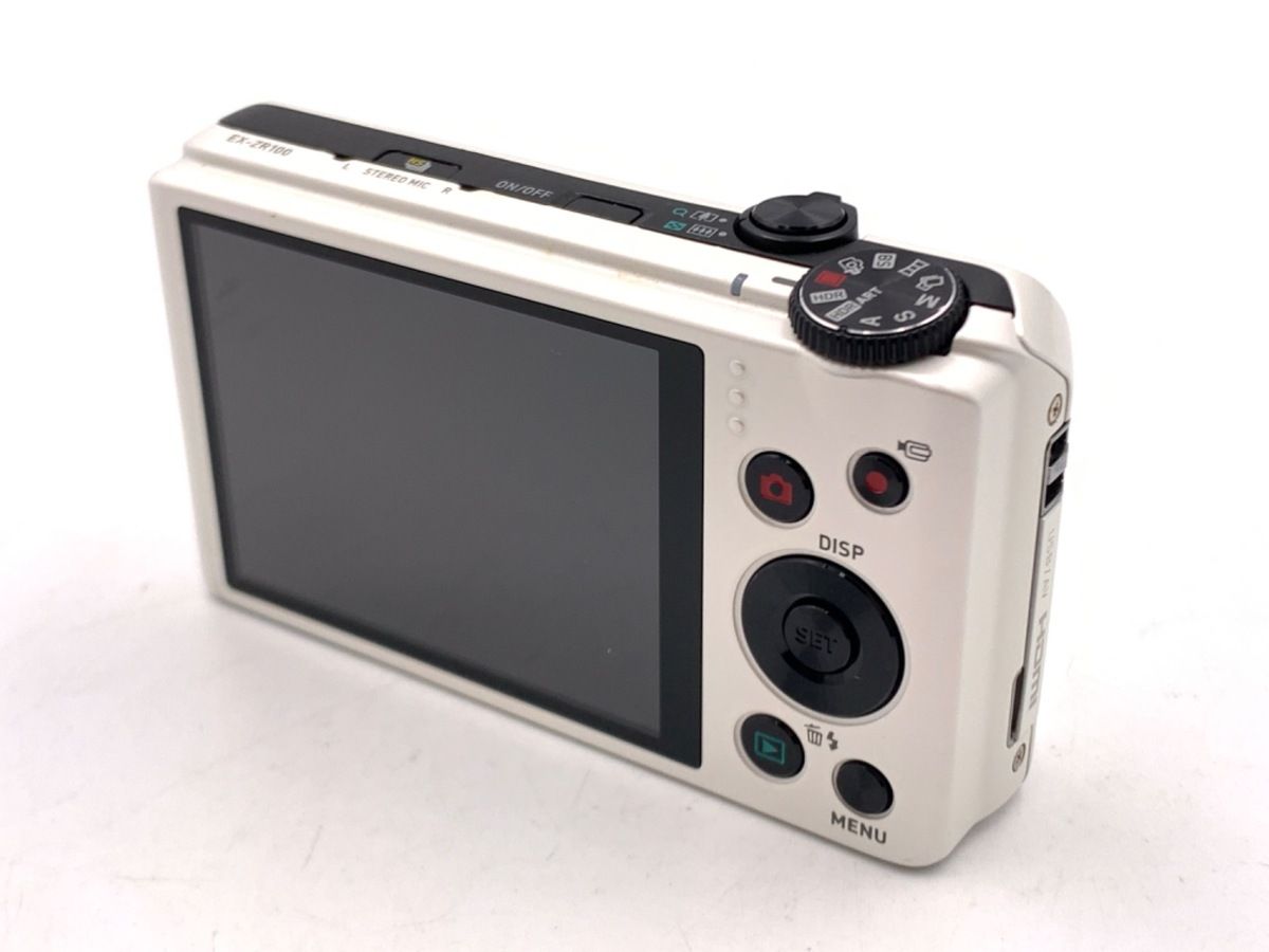 難あり品】 カシオ EXILIM EX-ZR100 ホワイト 【公式通販】